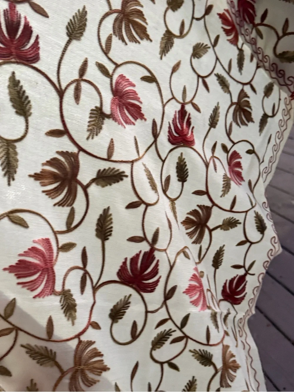 N/A cream shawl